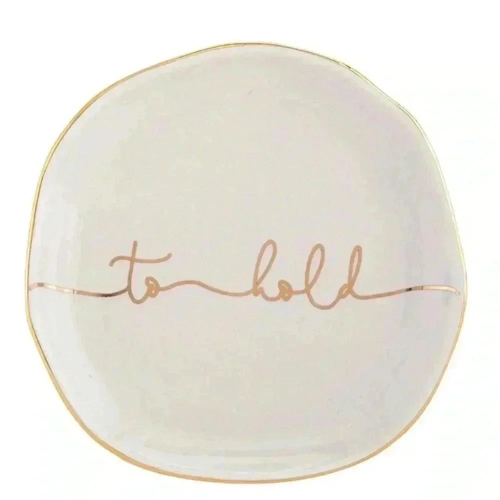 "To have; to hold” trinket jewelry trays - Picture 3 of 6